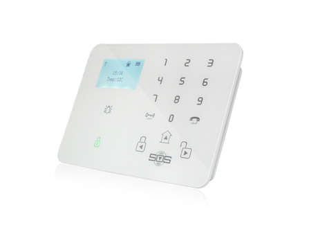 SL-G24触摸屏操控的液晶屏显示GSM防盗报警主机