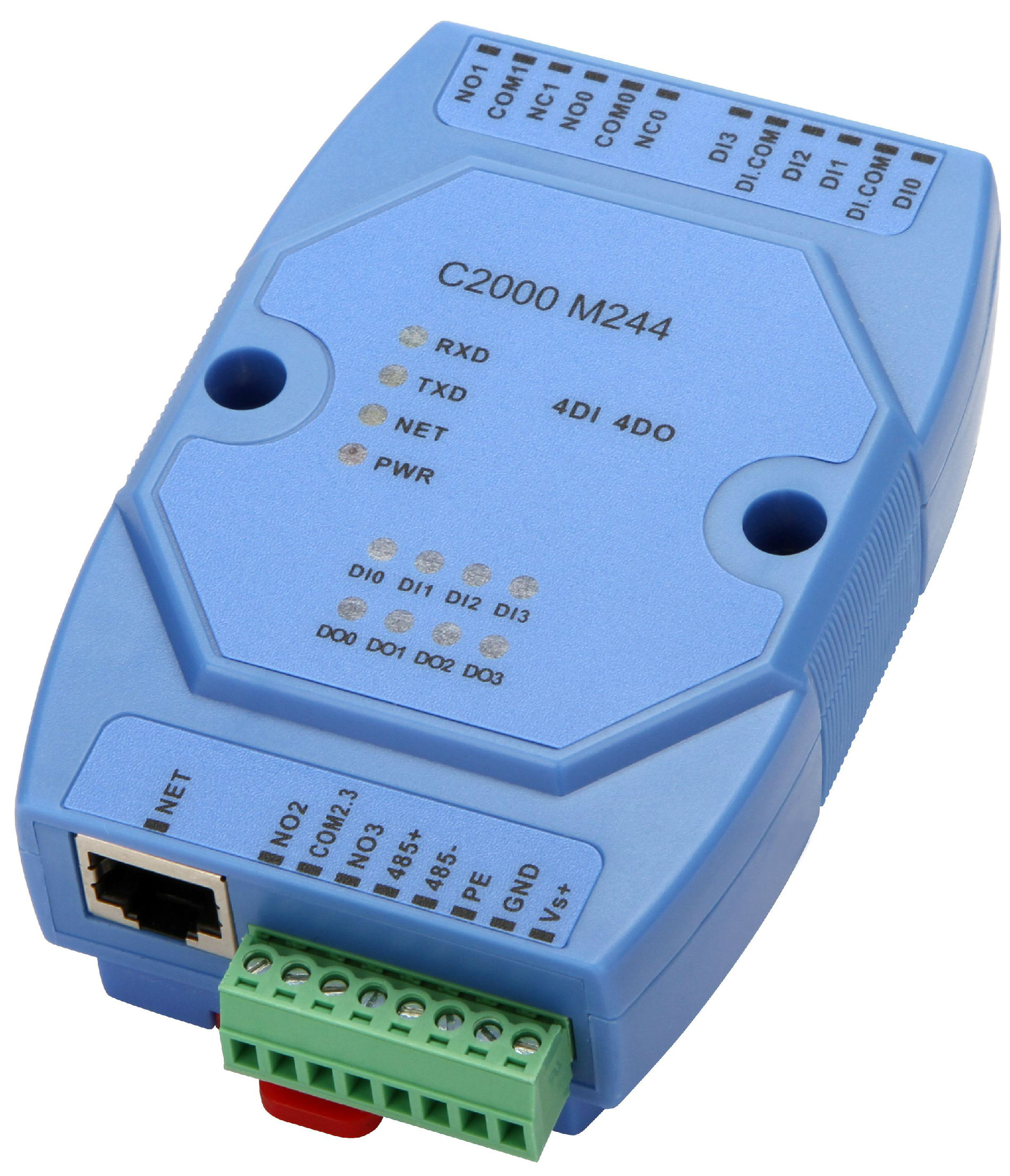 网络型开关量采集 继电器集电极输出