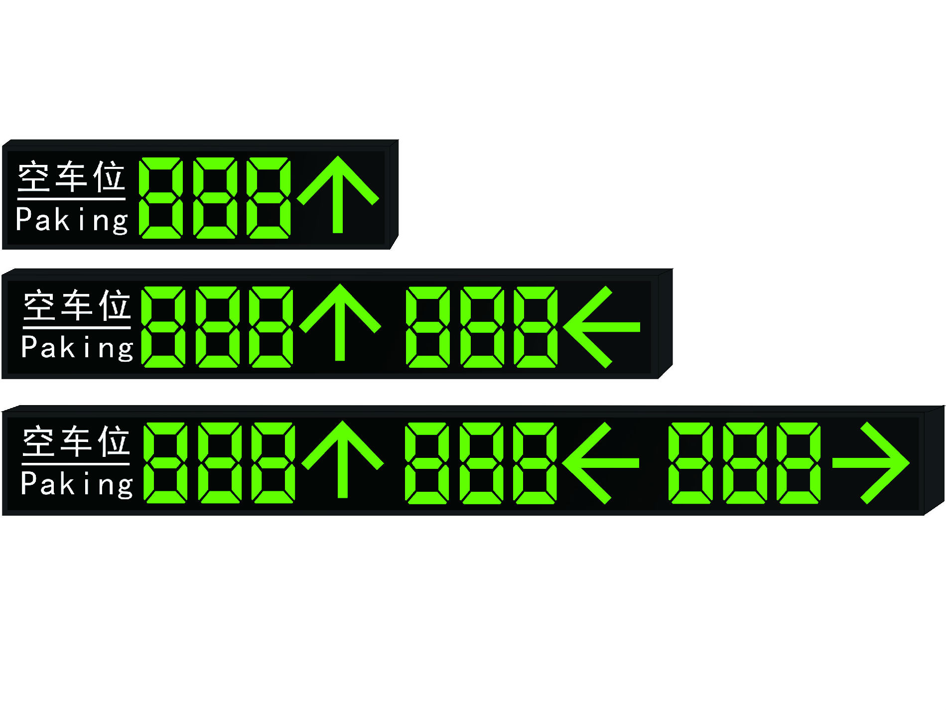 室内车位引导屏