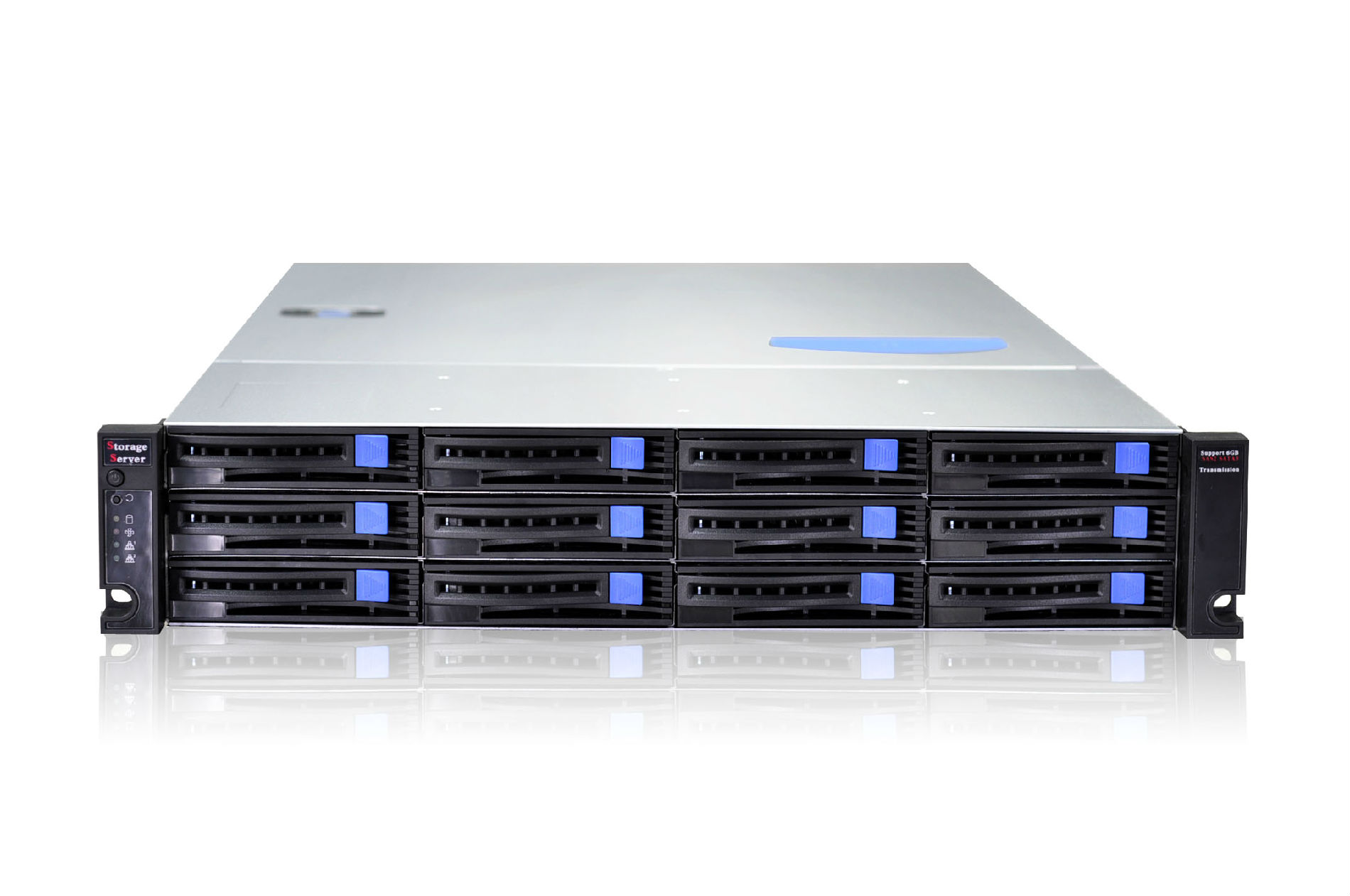 2U12盘位扩展机箱、安防监控、数据存储服务器机箱