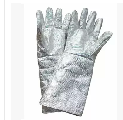 五指分指隔热手套/铝箔耐高温防护手套300度工业防护/防烧防烫/