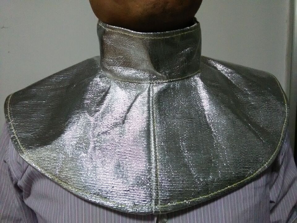 铝箔隔热披肩帽防火披肩帽/隔热护脖套/冶炼冶金耐高温阻燃披肩帽