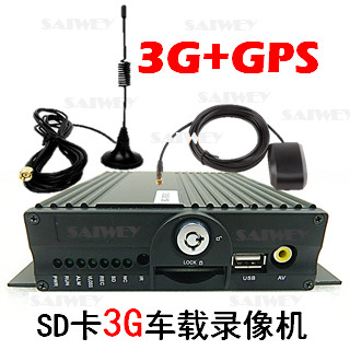 3G远程视频监控车载SD卡录像机