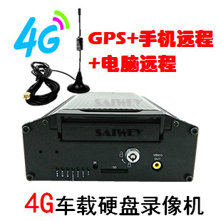 3G4G远程高清监控车载硬盘录像机支持1000G硬盘