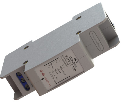 导轨型网络二合一 三合一 网络单口防雷器