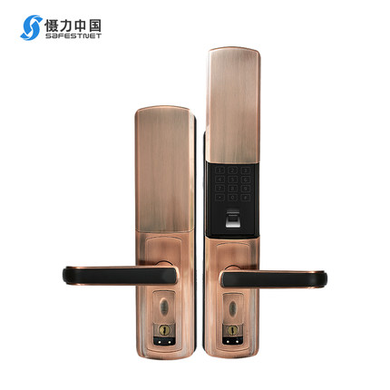 慑力 智能防盗指纹锁 电子密码锁
