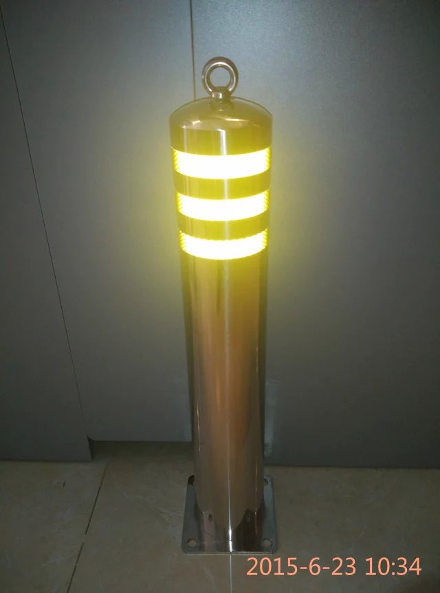 不锈钢警示柱 反光防撞立柱 深圳交通设施厂家