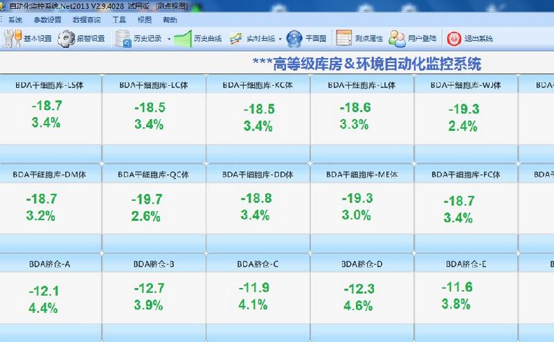 无线485计算机网络平台，农业养殖485网络温度湿变送器