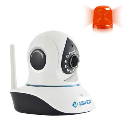 百万高清无线网络摄像机PAS-7008GW/TF-AR 720P带云台10米无线联动报警摄像机