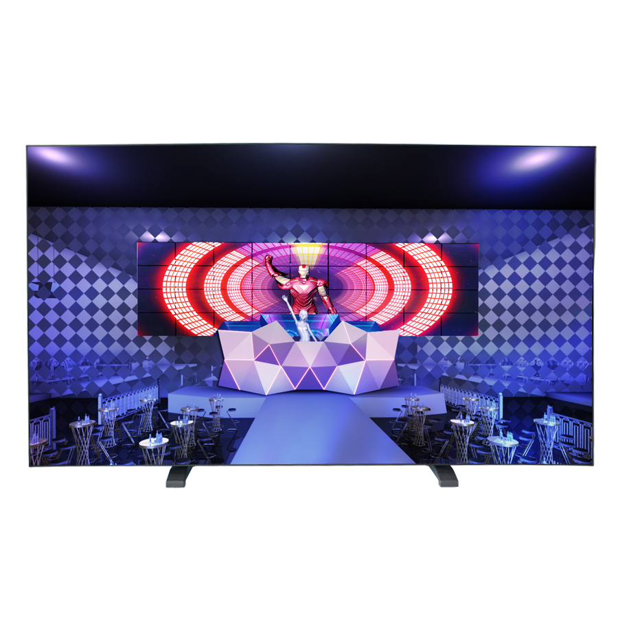 深圳十环视讯极窄边框设计 LG55英寸电视拼接墙