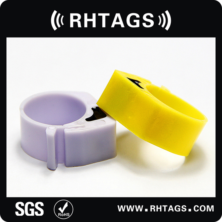 批发销售EM4305读写型电子脚环RFID电子脚环鸡鸭鹅脚环厂家直供