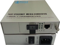 千兆单纤单模内置插卡式光纤收发器