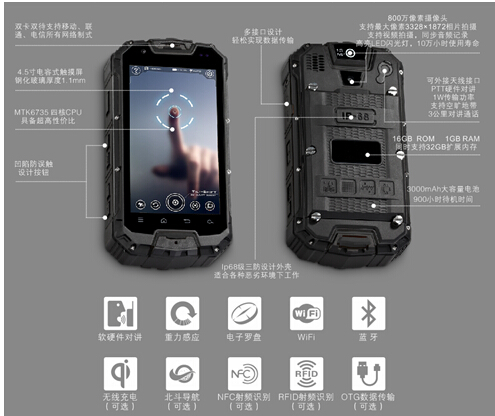 带硬件移动对讲终端