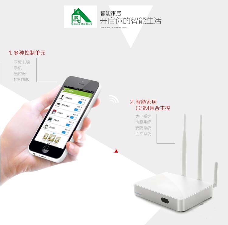 君永安智能家居供应全方位智能家居控制系统