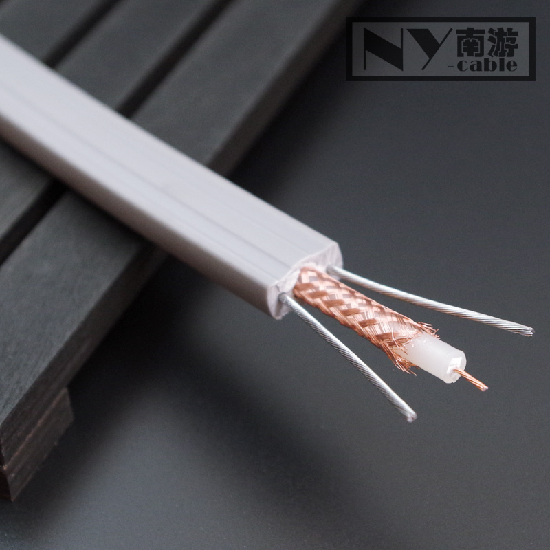 电梯视频线 75-5视频线 抗拉 耐磨 耐曲折 扁平随行视频线