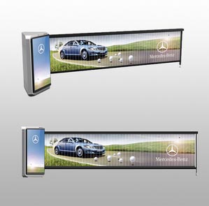 道尔智控厂家直销工业园智能广告道闸|停车场系统