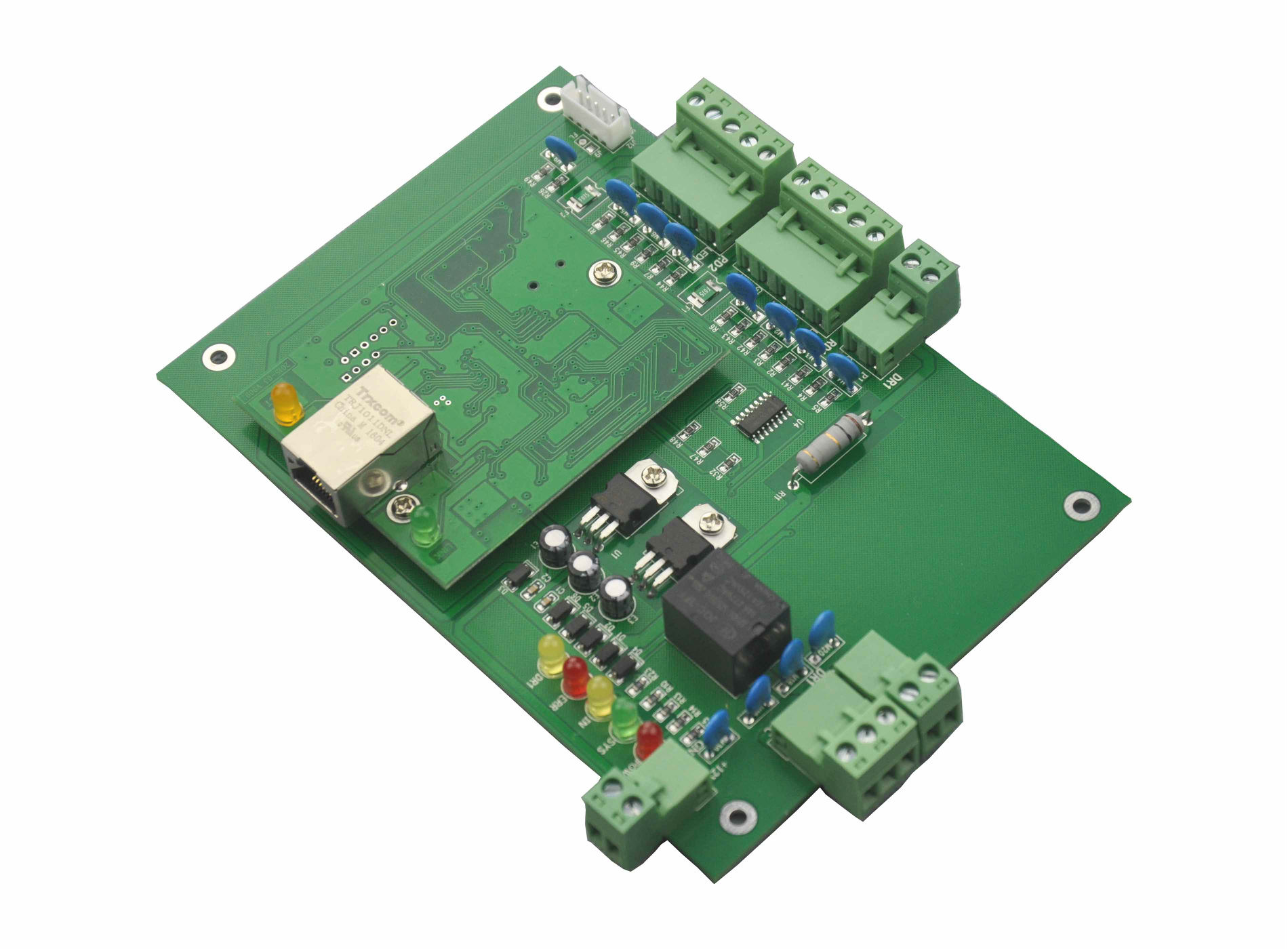 2位ARM工业级单门网络门禁控制器 支持WEB功能 门禁系统 考勤