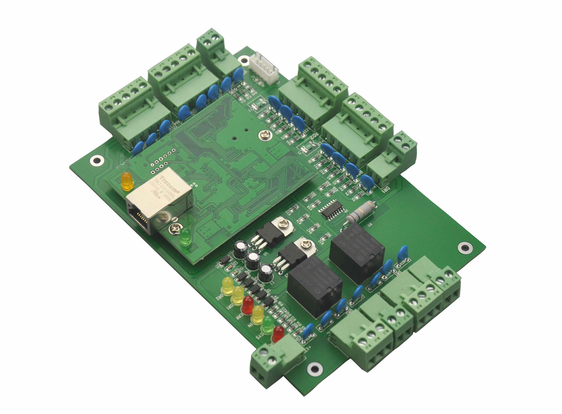 32位ARM工业级双门网络门禁控制器 门禁系统 致能门禁