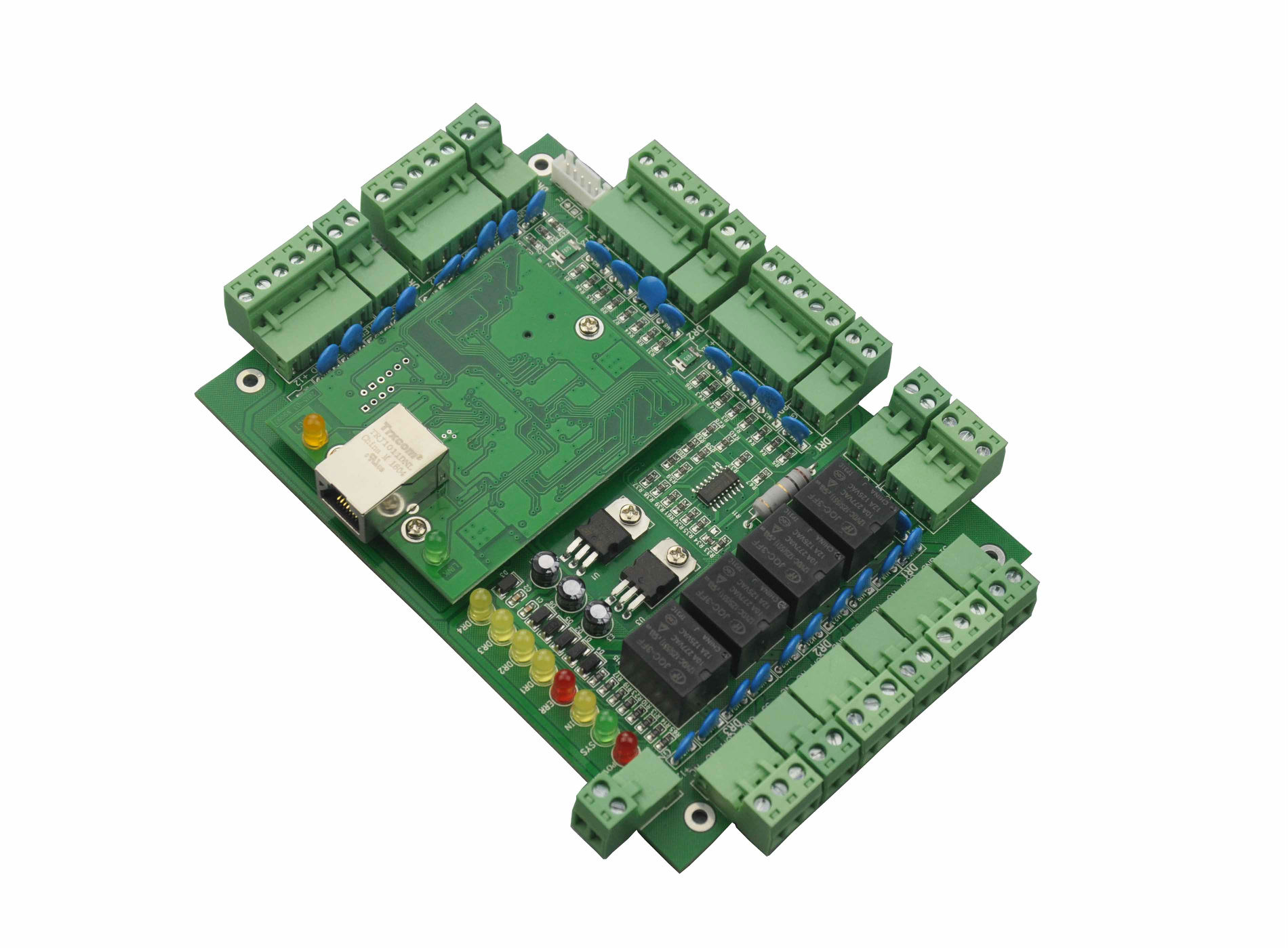 32位ARM工业级四门网络门禁控制器 门禁控制器 大容量门禁 考勤