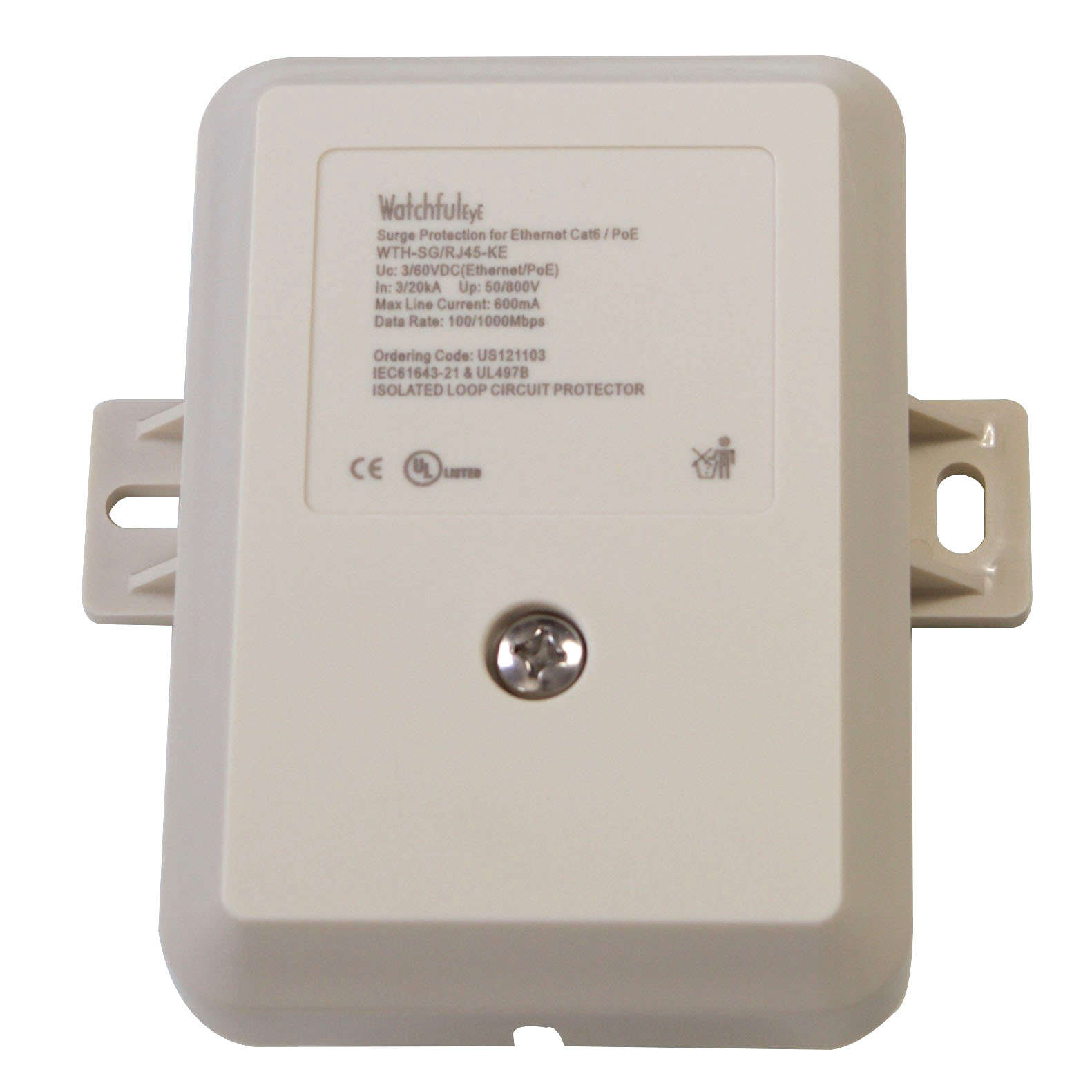 美国警惕眼Watchfuleye 以太网 & PoE 浪涌保护器WTH-SG/RJ45-KE