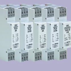 OBO D级电源防雷VF系列　 控制信号防雷器485接线端子 二合一组合型防雷器