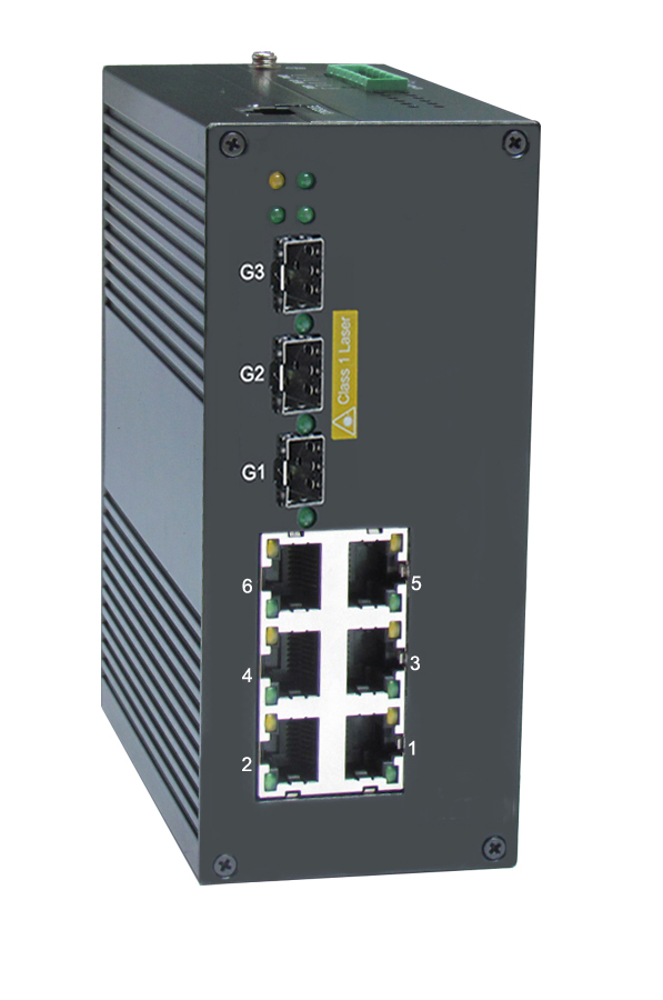 信易达IECOM 309/IECOM  310 3x1G口千兆管理型工业以太网交换机