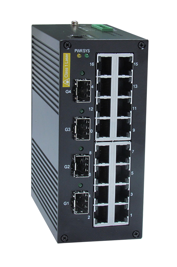 信易达IECom 416/IECom 428 4x1G口千兆高级管理型工业以太网交换机
