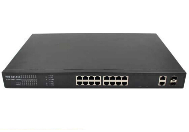 十六口千兆高性能PoE交换机