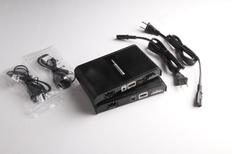 高清HDMI转插座电力线延长器音视频传输300米