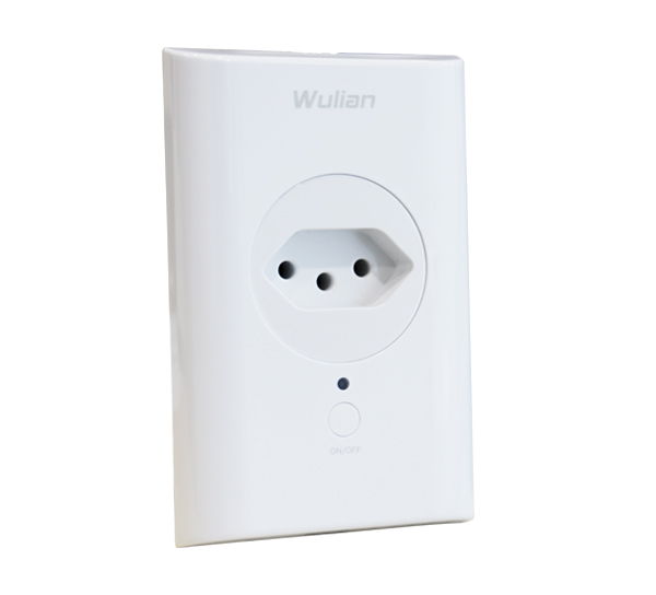 南京物联传感  南京物联之Wulian巴西标墙面插座