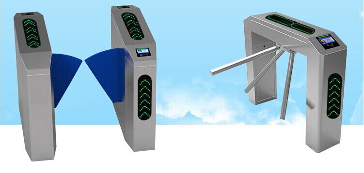 彩屏三辊闸翼闸摆闸工地LED景区小区学校游乐园工厂照片二维码