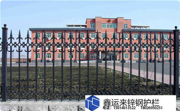 广东工厂围墙护栏生产厂家 工厂围墙铁艺护栏价格 深圳围墙护栏厂家