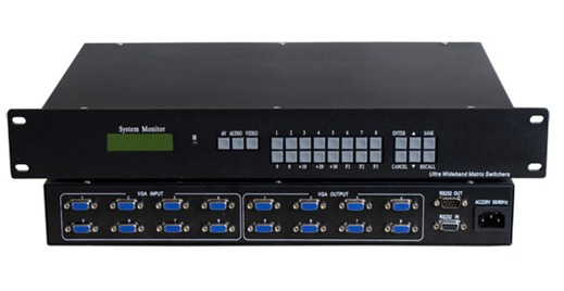 8进8出VGA矩阵切换器：MCZN VGA0808