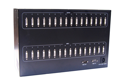 16进16出DVI矩阵切换器：MCZN DVI1616