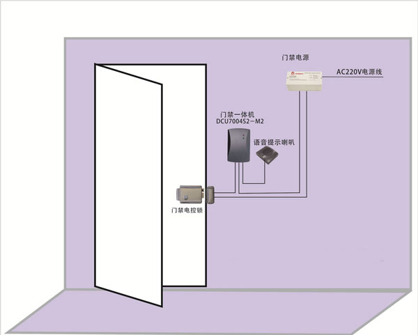 IC语音门禁机脱机联网两用