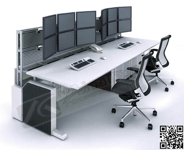 操作台 电脑操作台 机房监控 监控电视墙 监控控制台 双层调度台