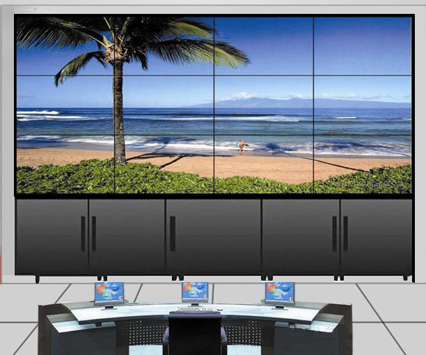 卓悦46寸低亮超窄边液晶拼接屏3.5MM