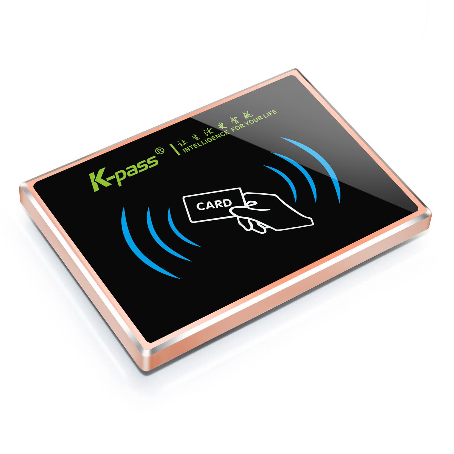 凯帕斯KP-6000M-W2-1电梯刷卡超薄型金属梯控读卡器金属超薄型门禁读卡器|超薄梯控|超薄感