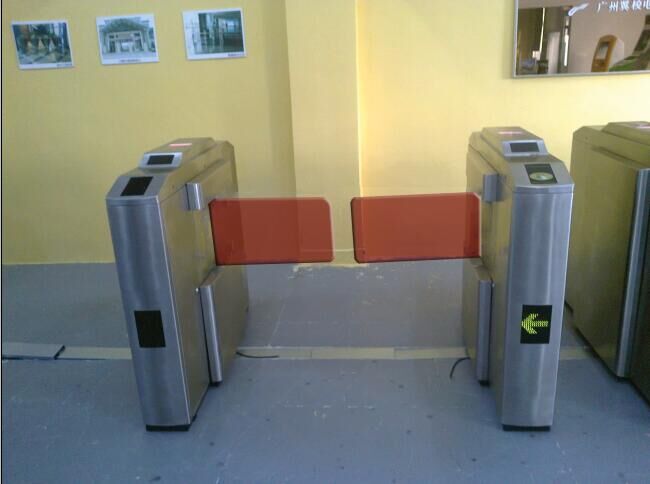 供应翼梭大厦写字楼办公楼速通门摆闸门禁考勤系统