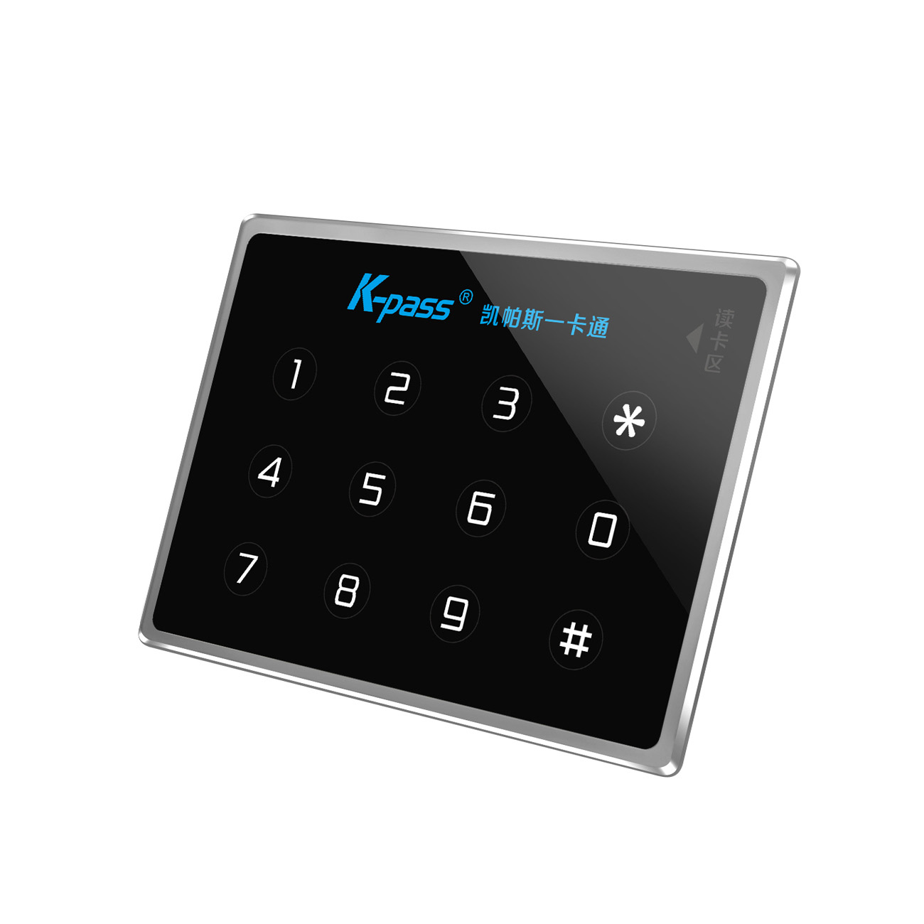 凯帕斯KP-6000KE-Q1-1电梯刷卡超薄型金属梯控读卡器超薄型金属门禁读卡器|超薄梯控