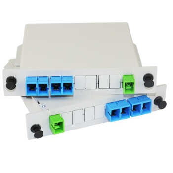 插片式分光器 1分4光纤分路器 1分2光纤器 1分8盒式光纤分支器