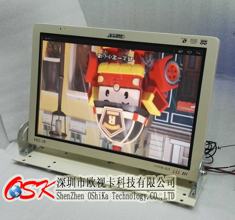 欧视卡厂家 22寸WIFI车载广告机 