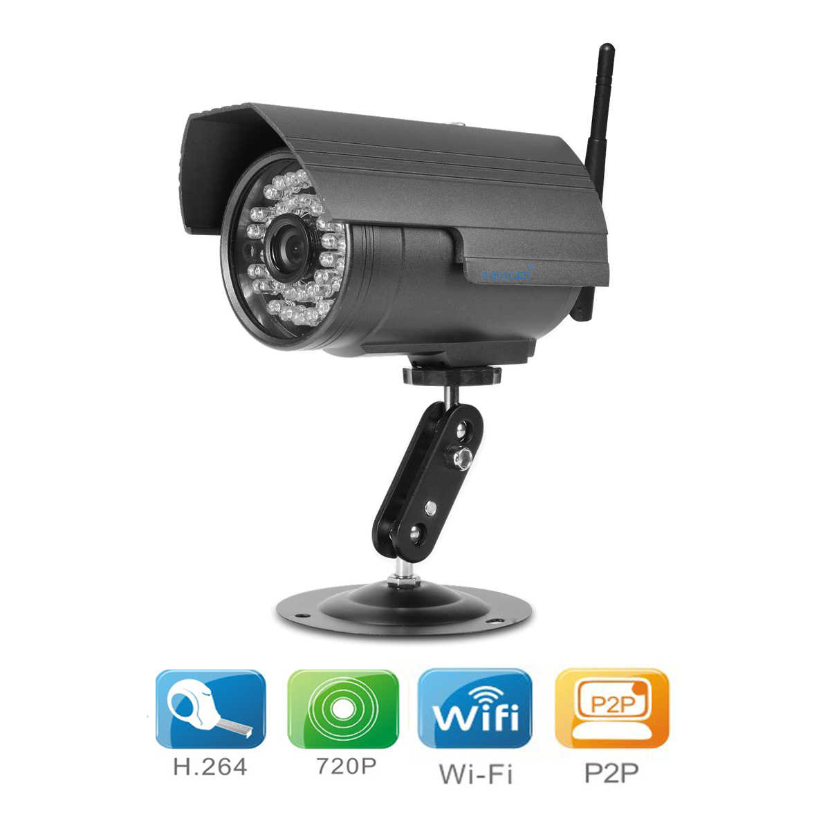 HW0027防水 无线WiFi 红外夜视 TF存储 