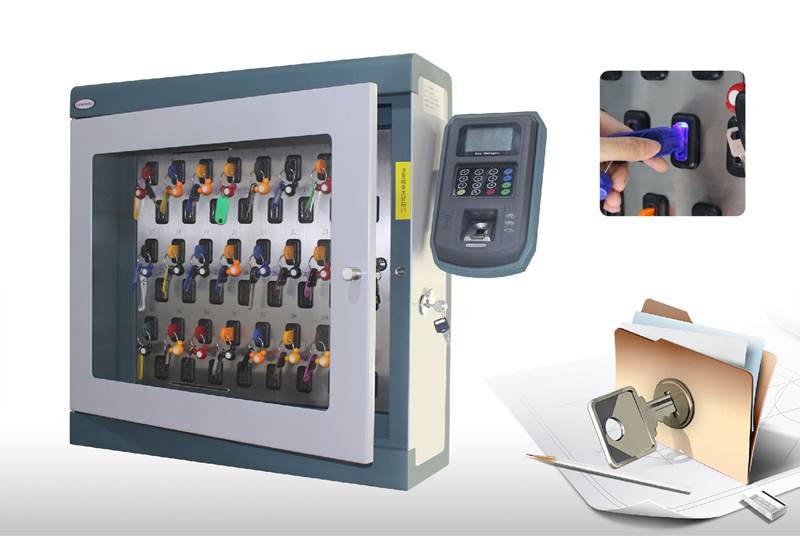 兰德华智能钥匙柜、钥匙取还派发自动记录