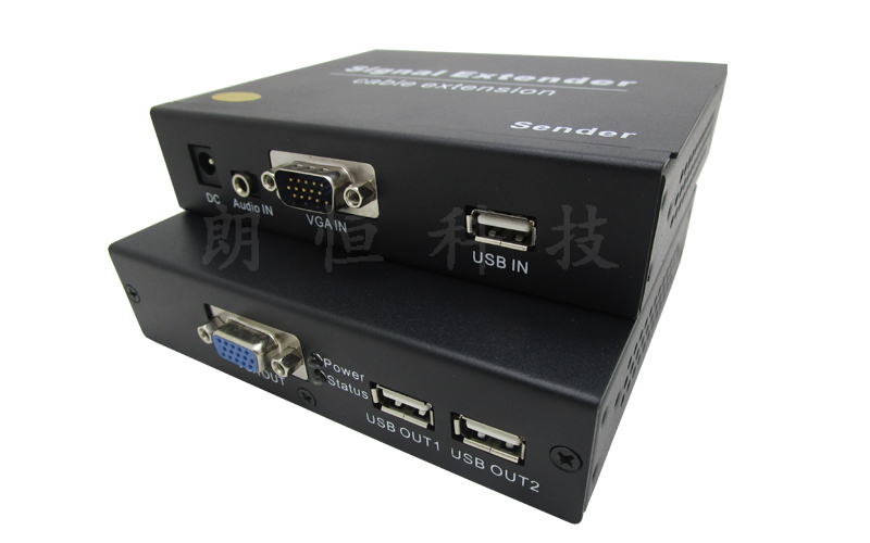 朗恒网络传输器 IPUVA-200D延长器 分配器 厂家直销