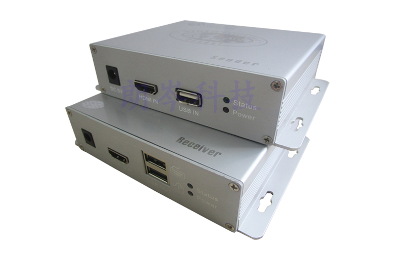 朗恒延长器IPHU-200D 音视频分配器 IP网络传输器