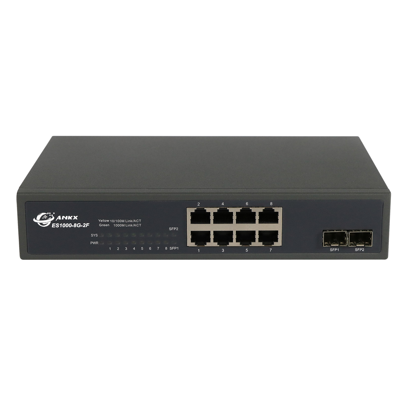 沃邦尼8口千兆poe交换机