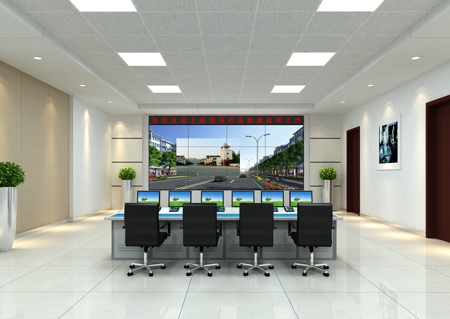 自贡46寸液晶拼接屏案例