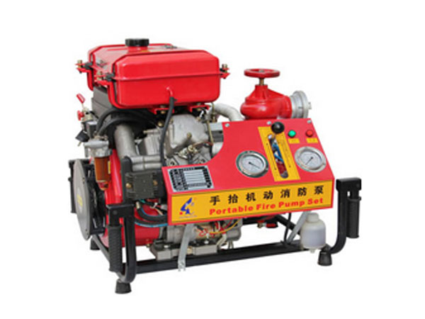宗申11HP单缸柴油机手抬机动消防泵