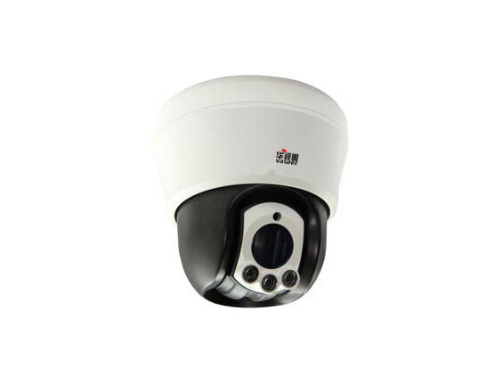 130万像素迷你高清网络红外高速球型摄像机(4寸10倍变焦）